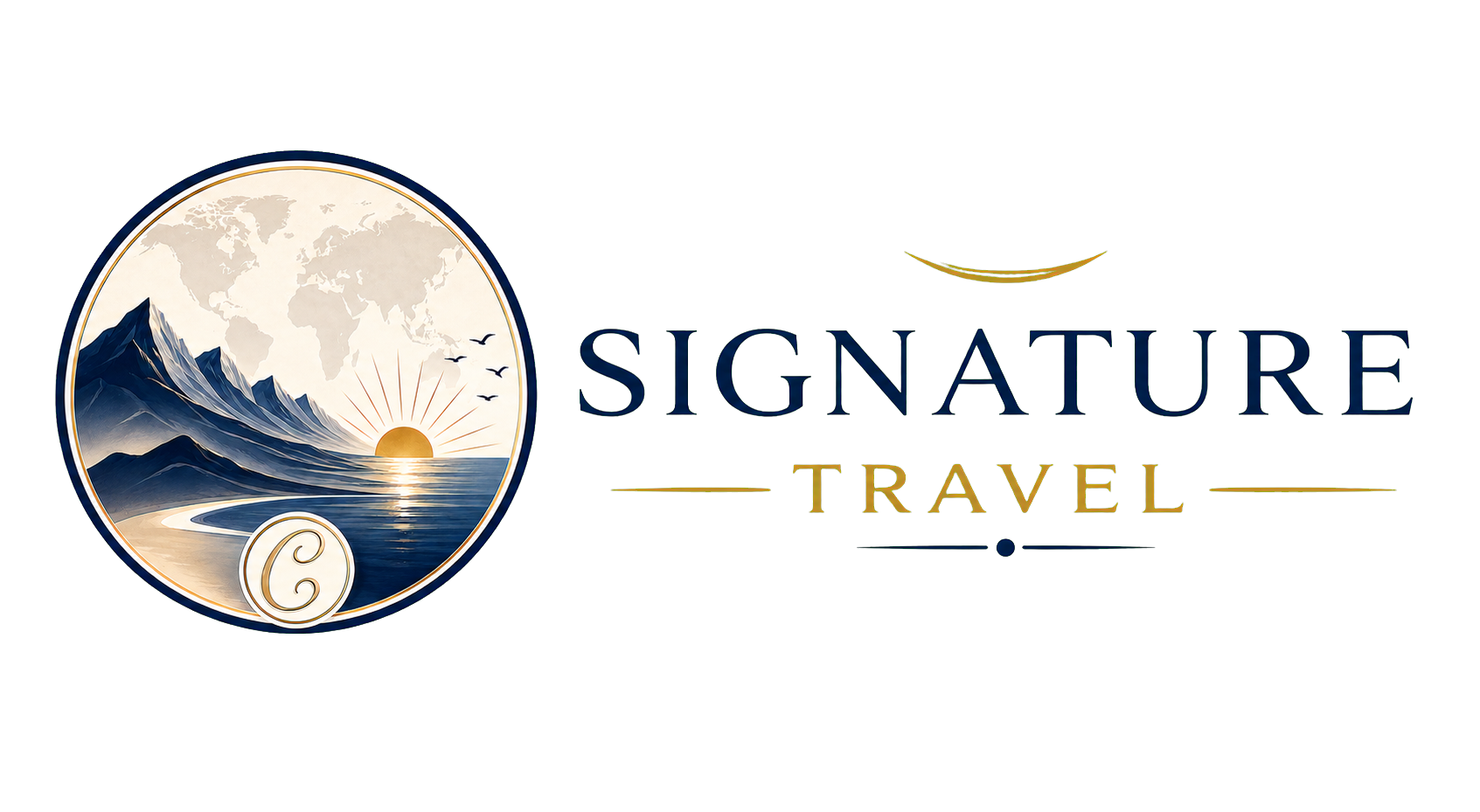 Logo Signature Travel C transparent